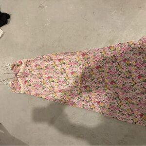 Princess Polly Pink and Yellow Floral Smocked Dress